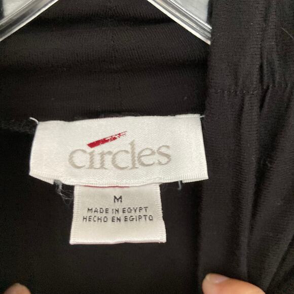 Circles Black Long Sleeve Turtleneck Sz M - Picture 5 of 7